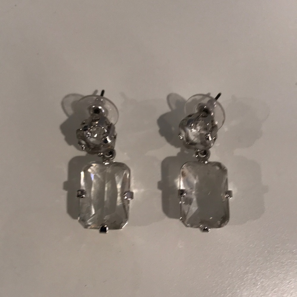White House Black Market Crystal Earrings